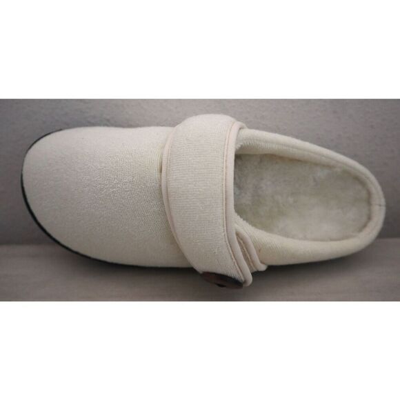 Glolily WMN's Sz 8M Ivory Mia Faux Shearling Lined Indoor/Outdoor Comfy Slippers - Picture 10 of 13